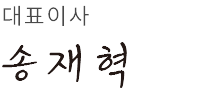 대표이사 송재혁